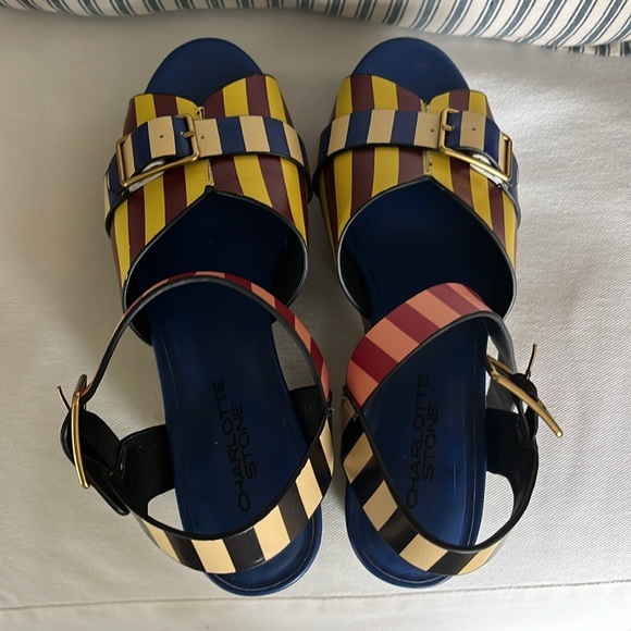 Charlotte Stone RAF striped platforms - Picture 4 of 4